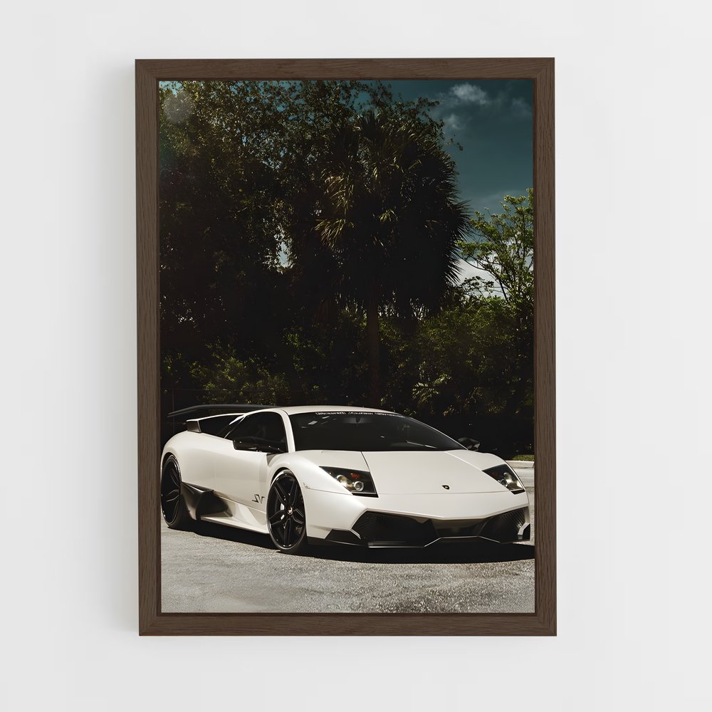 Poster L'Aigle Blanc – affiche Lamborghini (vue 5)